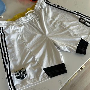 Rare item - Columbus Crew white team shorts. Adidas size XL #8